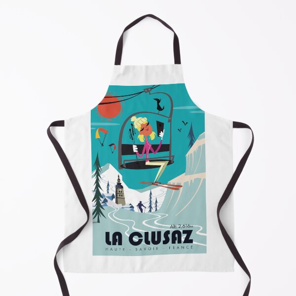 Item preview, La Clusaz ski poster designed and sold by Gary Godel.
