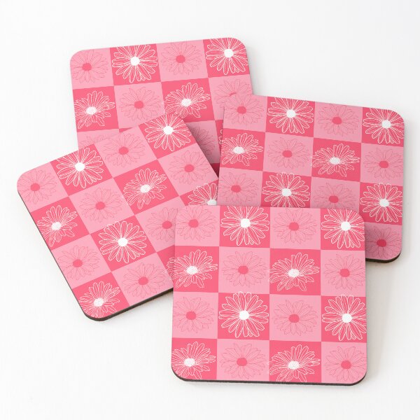 Item preview, Daisies in pink designed and sold by VickyReiStudio.