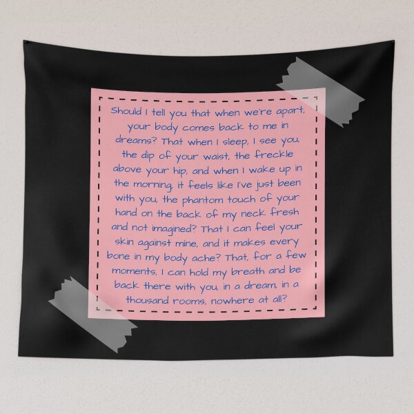 Item preview, Red, White, and Royal Blue quote note designed and sold by broadwaygirl142.