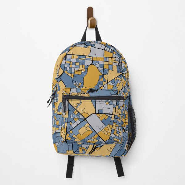 Item preview, Munich Map Pattern in Blue & Gold designed and sold by PatternMaps.