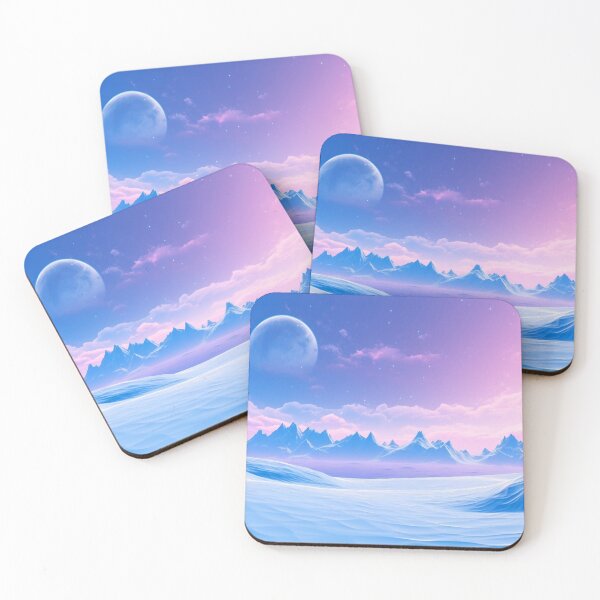 Item preview, Glacial Dreams - antarctic Vaporwave  designed and sold by AlvaroMeurer.