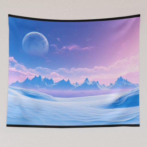 Item preview, Glacial Dreams - antarctic Vaporwave  designed and sold by AlvaroMeurer.