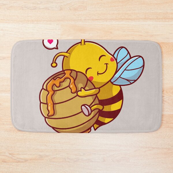 Item preview, Sweet Honey Bee Embrace: Cartoon Vector Illustration designed and sold by hjian8219.