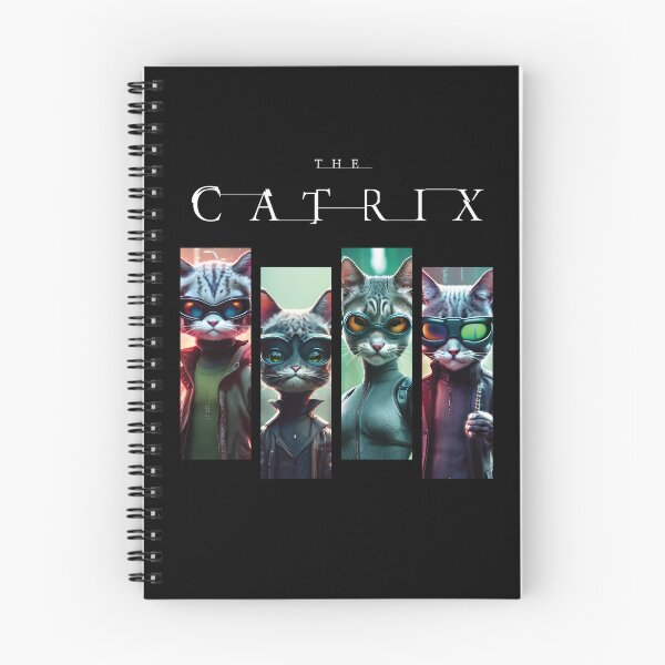 Item preview, THE CATRIX a design movie parody from THE MATRIX for cat lovers designed and sold by arteesketch.