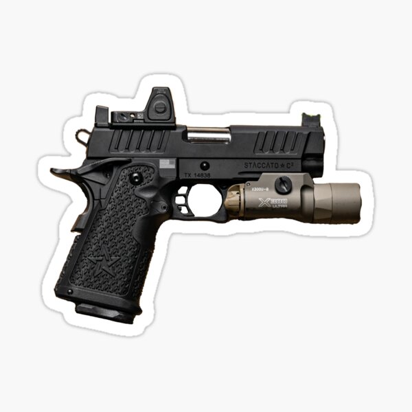 Vista previa del artículo con la obra «Staccato C2 2011», diseñado y vendido por Smash's Tarkov Sticker Heaven.