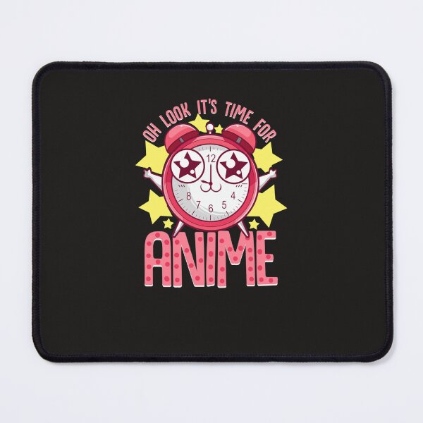 Item preview, Oh Look It's Time For Anime Funny Kawaii Clock designed and sold by OmarGomez8.