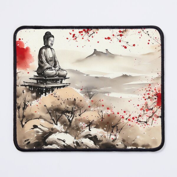 Item preview, Buddha by the river designed and sold by Pixeledfox.