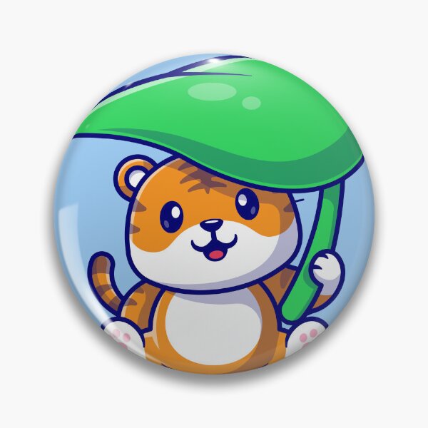 Item preview, Tiger's Tender Touch: Cartoon Vector Illustration designed and sold by hjian8219.