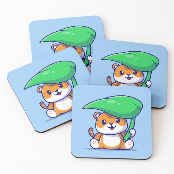 Item preview, Tiger's Tender Touch: Cartoon Vector Illustration designed and sold by hjian8219.