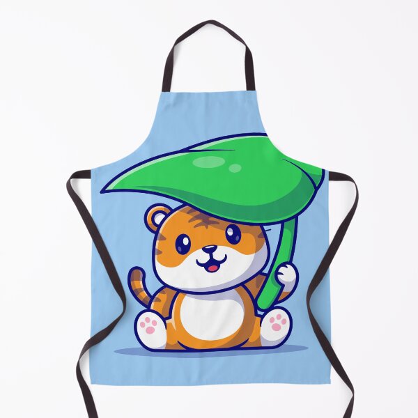 Item preview, Tiger's Tender Touch: Cartoon Vector Illustration designed and sold by hjian8219.