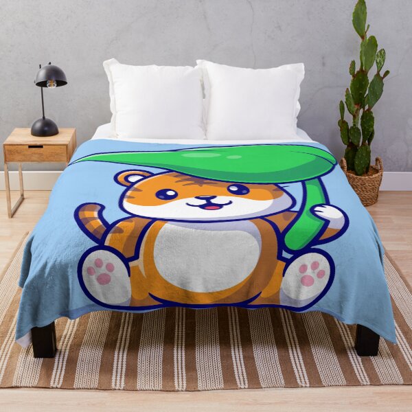 Item preview, Tiger's Tender Touch: Cartoon Vector Illustration designed and sold by hjian8219.