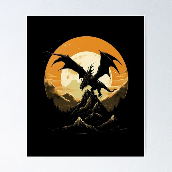 Fantasy Dragon Poster for Sale by locokimo