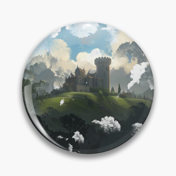 Item preview, Dreamy, Fluffy Clouds of a Tuscany Castle designed and sold by HideTheInsanity.