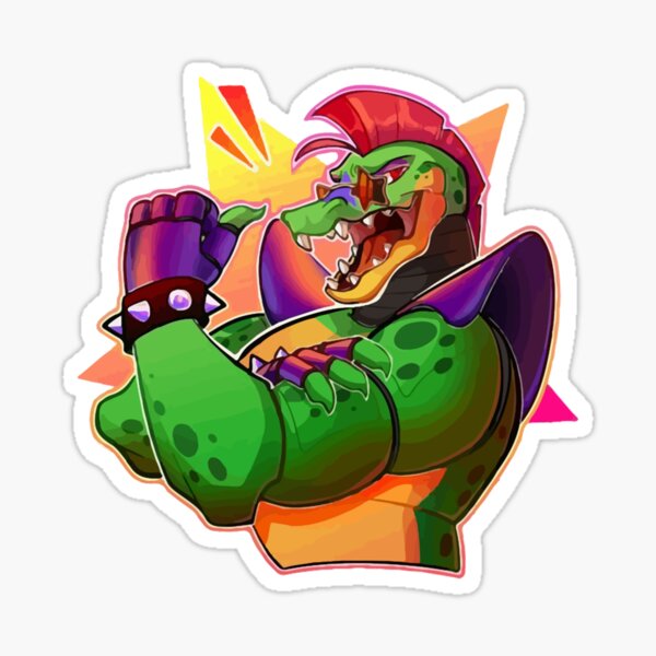 Gregory (FNAF Security Breach) Sticker by finksart