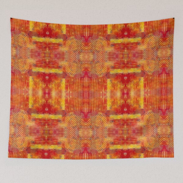 Item preview, Found Objects Chinese Style Monoprint Pattern designed and sold by vallisrowe.
