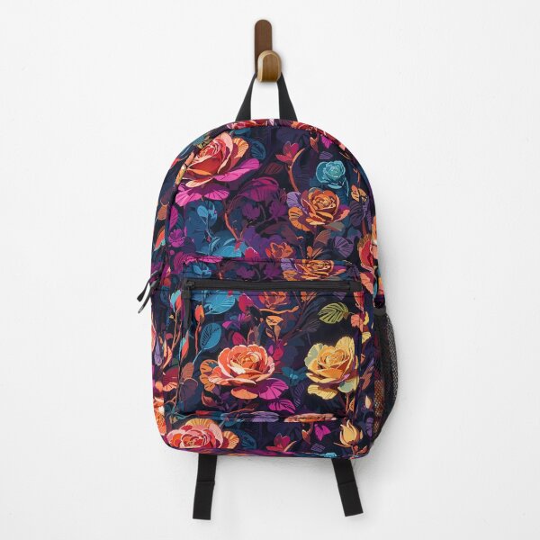 Item preview, Whimsical Watercolor Dark Floral Rose Pattern #15 designed and sold by Rae-SunshineArt.