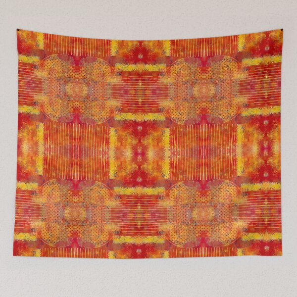 Item preview, Found Objects Chinese Style II Monoprint Pattern designed and sold by vallisrowe.
