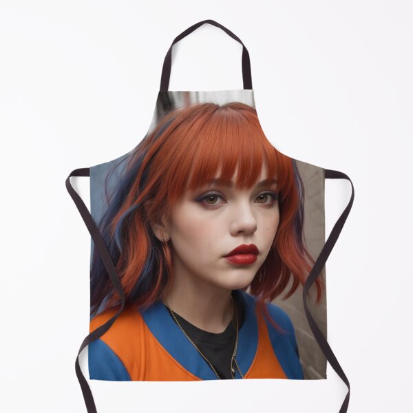 Item preview, orange and blue woman portrait designed and sold by jsebouvi.