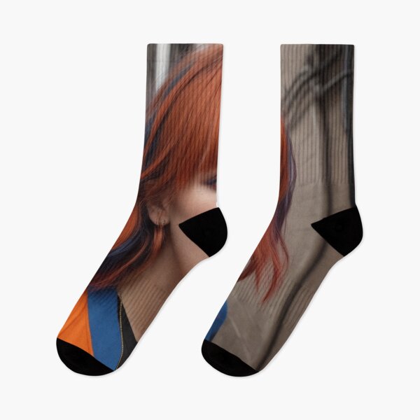 Item preview, orange and blue woman portrait designed and sold by jsebouvi.