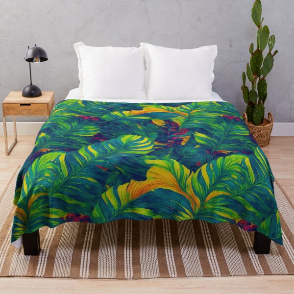 Item preview, Tropical banana leaves designed and sold by CoolPixels.