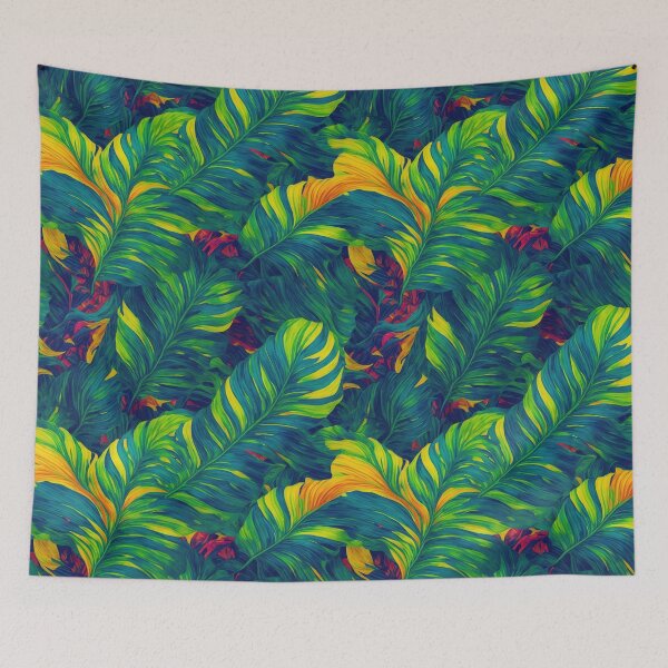 Item preview, Tropical banana leaves designed and sold by CoolPixels.