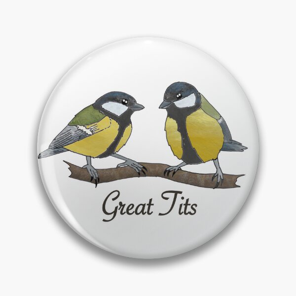Item preview, Great Tits (dark text for light background items) designed and sold by C-Birb.