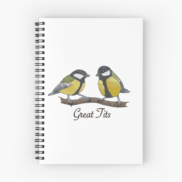 Item preview, Great Tits (dark text for light background items) designed and sold by C-Birb.