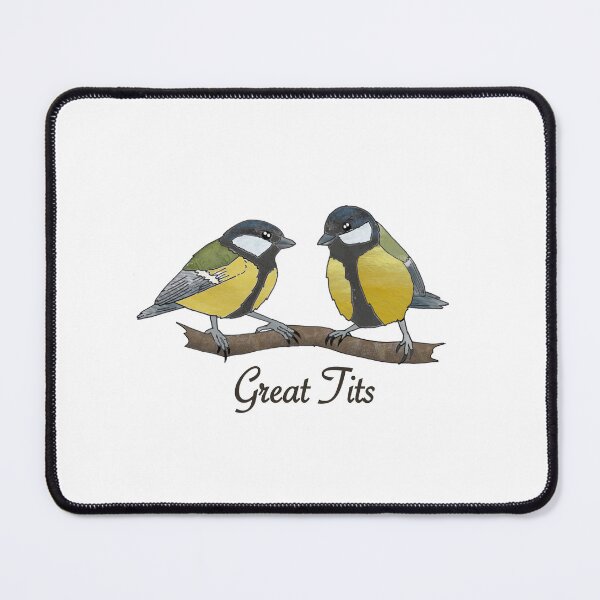 Item preview, Great Tits (dark text for light background items) designed and sold by C-Birb.