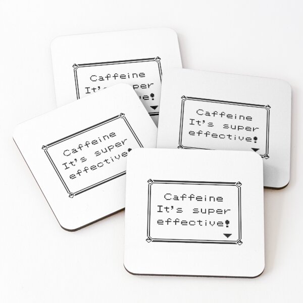 Item preview, Caffeine It_s super effective! designed and sold by YoungNowak.