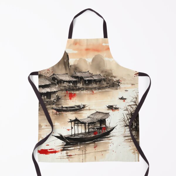 Item preview, Boat on the river designed and sold by Pixeledfox.