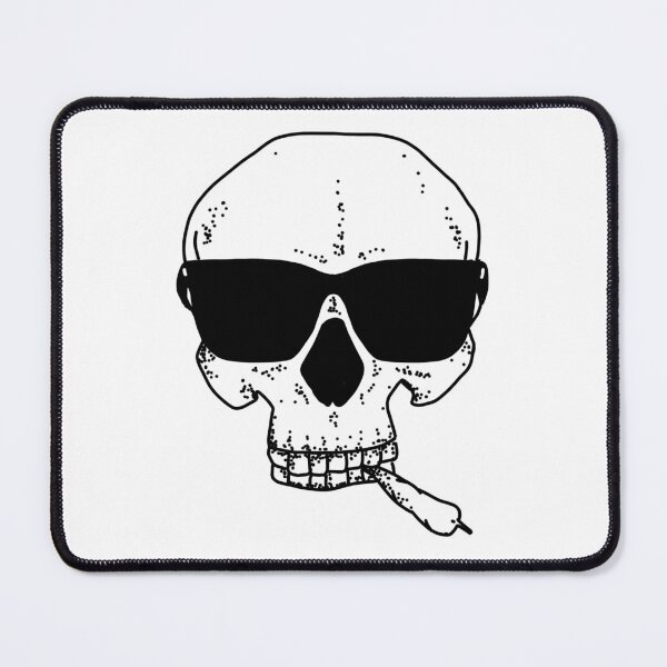 Item preview, Skull With Shades And A Joint (Minimal Version) designed and sold by DaFkApparel.
