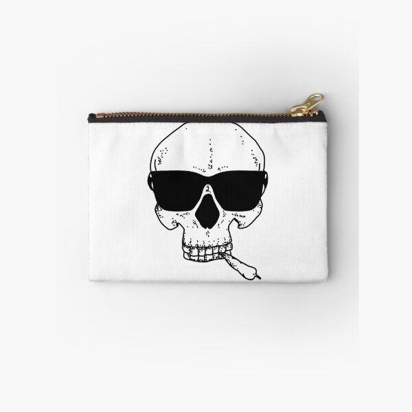Item preview, Skull With Shades And A Joint (Minimal Version) designed and sold by DaFkApparel.
