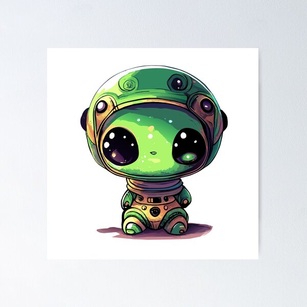 Item preview, Cute Baby Alien - Zippy designed and sold by ArchieDid.