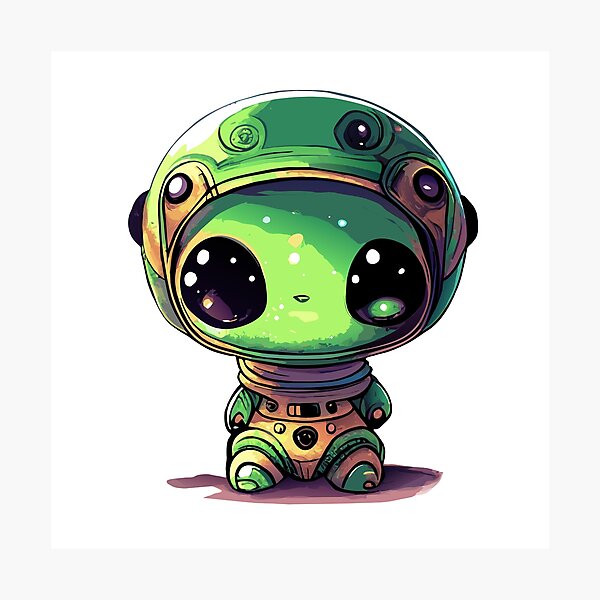 Item preview, Cute Baby Alien - Zippy designed and sold by ArchieDid.