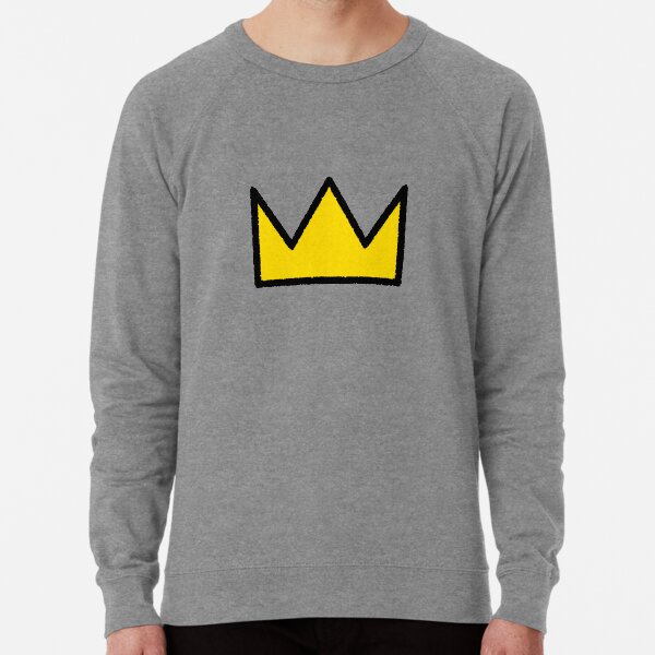 Yellow Crown Sweater Lightweight Sweatshirt for Sale by theclassynerd Redbubble