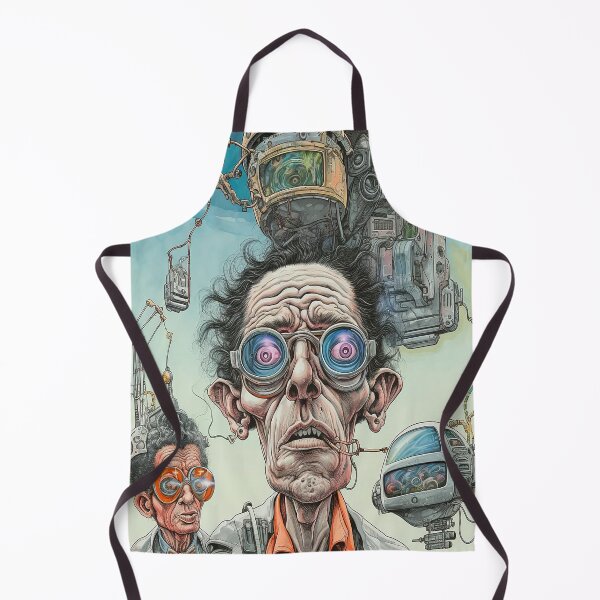Item preview, The future world where the old man and the machine harmoniously become one designed and sold by gomezartistform.