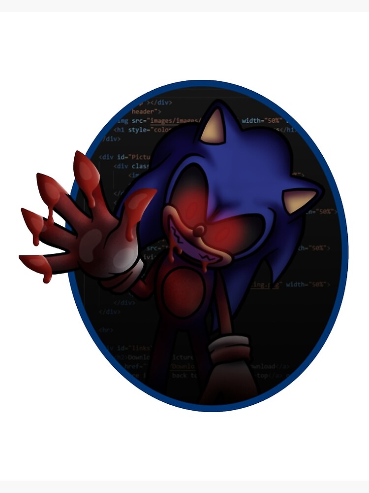 Sonic.EXE Art Board Print for Sale by drewfit-zgerald