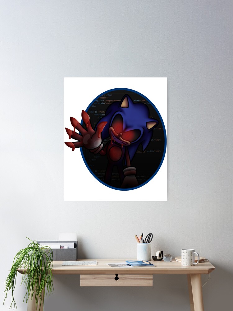 Sonic.EXE Art Board Print for Sale by drewfit-zgerald