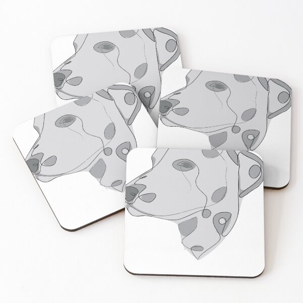 Item preview, Dalmatian - one line drawinghttps://www.redbubble.com/studio/dashboard designed and sold by gussmeriwe.