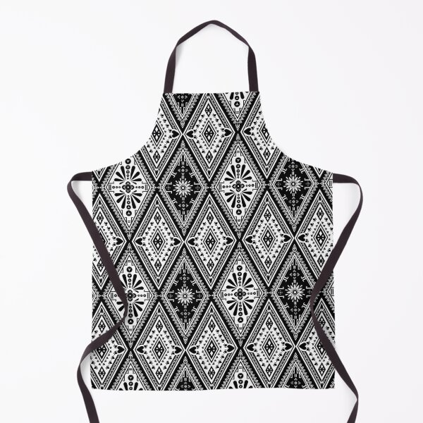 Item preview, Black and White Modern Fabric Diamond Seamless Pattern #2 designed and sold by Kasalongdesign.