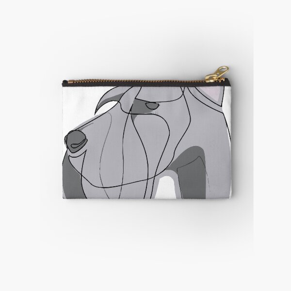 Item preview, Giant Schnauzer - one line drawing with colour  designed and sold by gussmeriwe.
