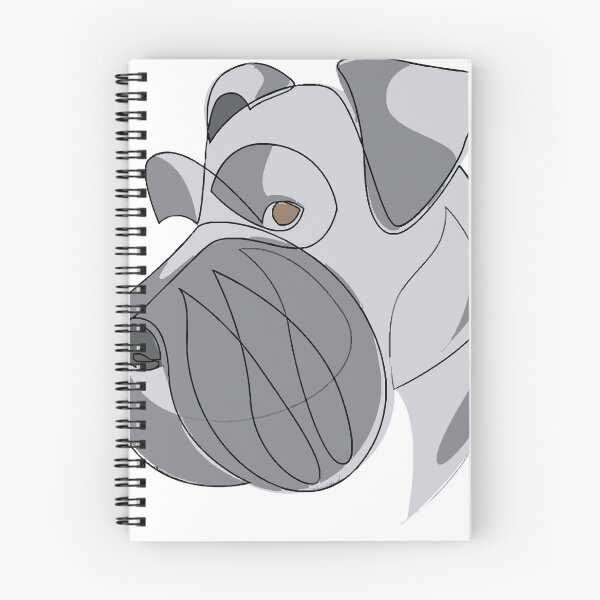 Item preview, Mittelschnauzer - one line drawing with colour  designed and sold by gussmeriwe.