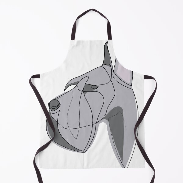 Item preview, Giant Schnauzer - one line drawing with colour designed and sold by gussmeriwe.