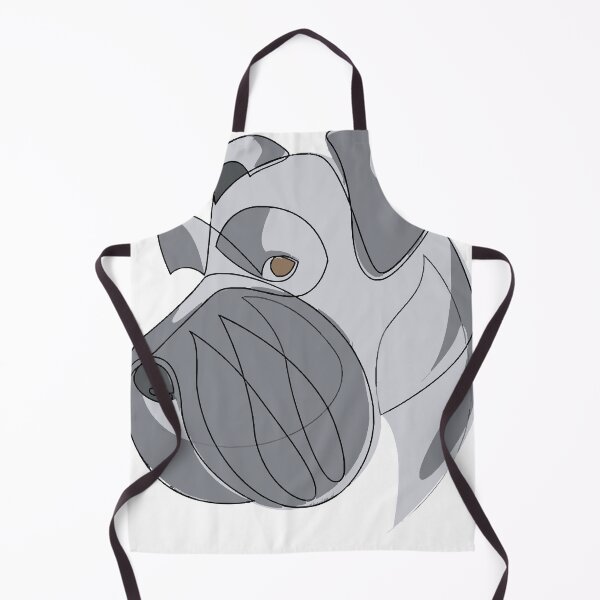 Item preview, Mittelschnauzer - one line drawing with colour designed and sold by gussmeriwe.