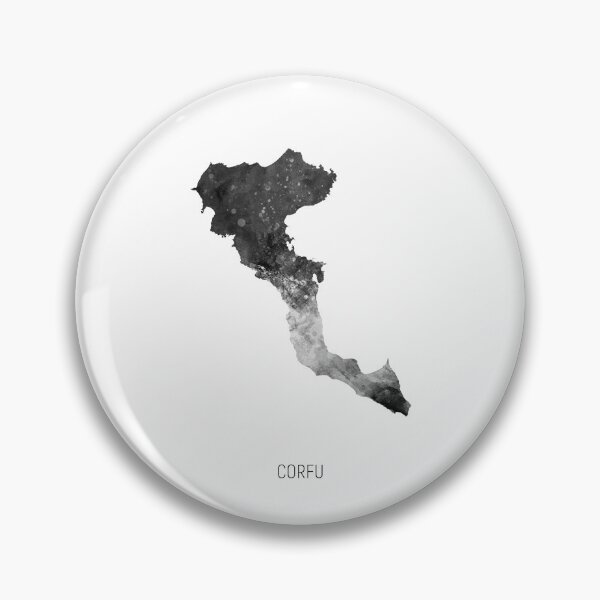 Item preview, Corfu Watercolor Map designed and sold by ArtPrints.