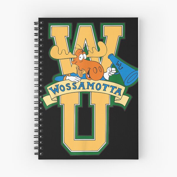 Item preview, Rocky And Bullwinkle Wossamotta U Logo Graphic designed and sold by delvin-ansley.