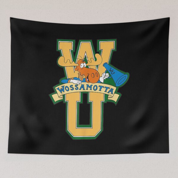 Item preview, Rocky And Bullwinkle Wossamotta U Logo Graphic designed and sold by delvin-ansley.