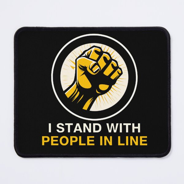 Item preview, On Strike - Picket Line - I Stand with People in Line designed and sold by goldentusk.
