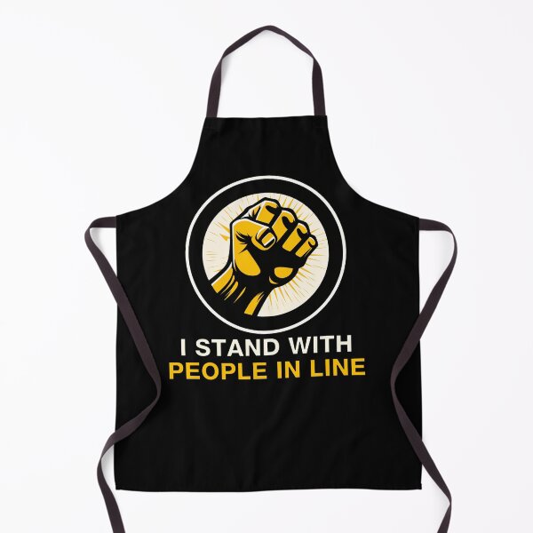 Item preview, On Strike - Picket Line - I Stand with People in Line designed and sold by goldentusk.