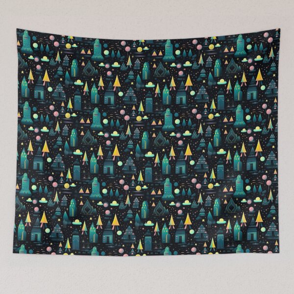 Item preview, Modern design reminiscent of cubism style houses in the forest designed and sold by Pflugart.